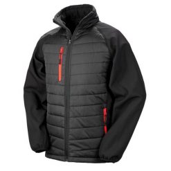 Bezrękawnik Unisex Dla Dorosłych Softshell Compass. Czarne kurtki sportowe RESULT, xl, bez wzorów, z softshellu, bez kaptura, trekkingowe. Za 186.99 zł.