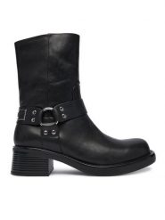 Just Cavalli Botki 79RA3S91 ZSD61 Czarny. Czarne botki Just Cavalli, bez wzorów, ze skóry, bez obcasa, na płaskiej podeszwie, bez zapięcia. Za 1,009.00 zł.
