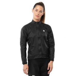 Kurtka przeciwdeszczowa kolarska damska J2 Troumouse. Czarne kurtki sportowe SIROKO, xl, bez wzorów, z nylonu, bez kaptura, rowerowe. W wyprzedaży za 256.95 zł.