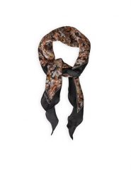 LAUREN RALPH LAUREN Szal 454972548002 Brązowy. Brązowe rękawiczki Lauren Ralph Lauren, bez wzorów, z jedwabiu. Za 329.99 zł.