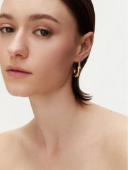 Guess Kolczyki JUBE05 160JW Złoty. Żółte kolczyki Guess, metalowe. Za 189.99 zł.