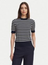 Tommy Hilfiger Sweter WW0WW49705 Granatowy Slim Fit. Niebieskie swetry TOMMY HILFIGER, xl, bez wzorów, z syntetyku, bez ramiączek. Za 369.99 zł.