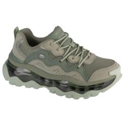 Buty sportowe Sneakersy damskie, Uno Chaos. Zielone obuwie sportowe Skechers, bez zapięcia, trekkingowe, Skechers Sport. Za 579.99 zł.