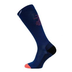 Skarpety trekkingowe damskie Ortles Dolomites Am Women. Niebieskie skarpety Salewa, bez wzorów, z wełny. Za 136.99 zł.