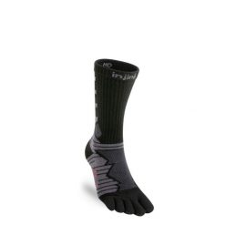 Skarpety do biegania Injinji Ultra Run Crew. Czarne skarpety Injinji, bez wzorów. Za 83.99 zł.