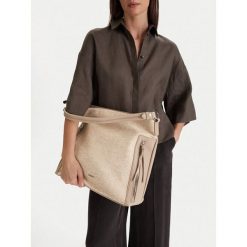 Torebka Lasocki. Brązowe torebki klasyczne Lasocki, bez wzorów, bez dodatków. Za 199.99 zł.