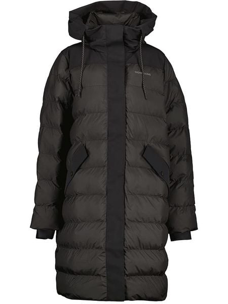 Didriksons Płaszcz pikowany "Fay" w kolorze czarnym rozmiar: 46. Czarne płaszcze Didriksons, bez wzorów, bez kaptura. Za 480.90 zł.