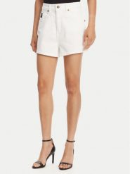 Versace Jeans Couture Szorty jeansowe 78HAD514 Biały Straight Fit. Białe szorty Versace Jeans Couture, bez wzorów, z bawełny. Za 559.99 zł.