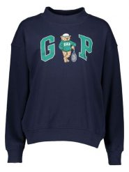 GAP Bluza w kolorze granatowym rozmiar: S/M. Niebieskie bluzy GAP, m, bez wzorów, bez kaptura. Za 149.95 zł.