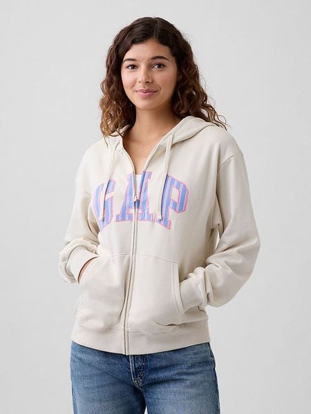 GAP Bluza w kolorze kremowym rozmiar: M. Brązowe bluzy GAP, m, bez wzorów, bez kaptura. Za 138.06 zł.