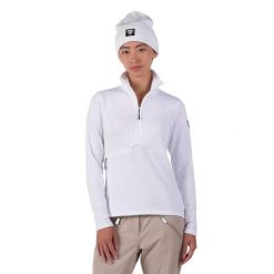 Bluza damska Rossignol Blackside Fleece Hz. Białe bluzy sportowe Rossignol, na zimę, xs, bez wzorów, bez kaptura. Za 389.99 zł.