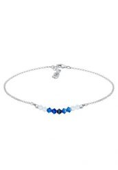 Elli Damska bransoletka na kostkę zaiwszka kulka Modern z kryształami ze srebra 925 Sterling Silver Bransoletki na nogę 1 ct Damski. Szare bransoletki Elli, srebrne. Za 163.99 zł.