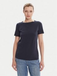 Weekend Max Mara T-Shirt Multib 2525976011 Granatowy Regular Fit. Niebieskie t-shirty Weekend Max Mara, s, bez wzorów, z bawełny, bez kołnierzyka, bez ramiączek. Za 289.99 zł.