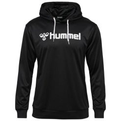 Bluza z kapturem Hummel Logo. Czarne bluzy Hummel, bez wzorów, z kapturem. Za 170.50 zł.