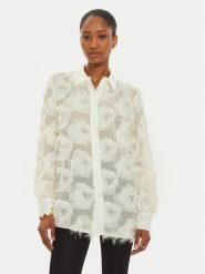 Marella Koszula Douglas 2423116022 Écru Regular Fit. Koszule Marella, bez wzorów, z syntetyku, bez kołnierzyka, bez ramiączek. Za 399.99 zł.