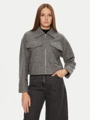 Brave Soul Kurtka przejściowa LJK-IZAI Szary Regular Fit. Szare kurtki Brave Soul, bez wzorów, z syntetyku, bez kaptura. Za 129.99 zł.