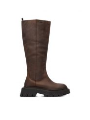 G-Star Raw Kozaki CEO-WI34-JOSIA-01 Brązowy. Brązowe kozaki G-Star Raw, ze skóry, bez obcasa, na płaskiej podeszwie, bez zapięcia. Za 649.99 zł.