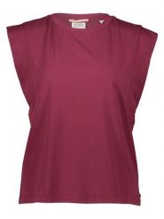 Scotch & Soda Koszulka w kolorze bordowym rozmiar: XL. Czerwone bluzki Scotch & Soda, xl, bez wzorów, bez kołnierzyka, bez ramiączek. Za 78.84 zł.