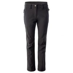 Spodnie Damskie Softshell Gianna. Czarne kurtki sportowe ELBRUS, xl, bez wzorów, z softshellu, trekkingowe. Za 332.99 zł.