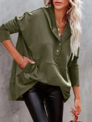 Milan Kiss Bluza w kolorze khaki rozmiar: M. Brązowe bluzy Milan Kiss, m, bez wzorów, bez kaptura. Za 152.99 zł.