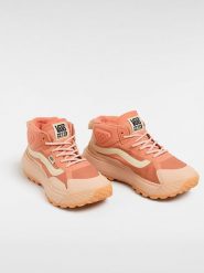 Vans Sneakersy "Crosspath Mid" w kolorze brzoskwiniowym rozmiar: 38. Pomarańczowe trampki Vans, bez wzorów, z materiału, za kostkę, bez zapięcia. Za 303.45 zł.