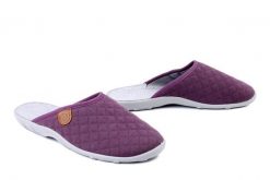 BEFADO 235D 211 fiolet, kapcie damskie. Fioletowe obuwie domowe Befado, bez wzorów, bez zapięcia. Za 64.99 zł.