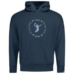 Bluza z kapturem unisex PADEL. Czerwone bluzy Head, na zimę, m, bez wzorów, z materiału, z kapturem. W wyprzedaży za 315.00 zł.