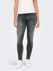 ONLY Dżinsy - Skinny fit - w kolorze szarym rozmiar: M/L32. Szare jeansy Only, l, bez wzorów. Za 96.83 zł.