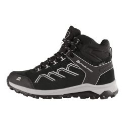 Buty turystyczne unisex za kostkę Alpine Pro Wuteve. Czarne trekkingi Alpine Pro, przed kolano, trekkingowe. Za 349.00 zł.