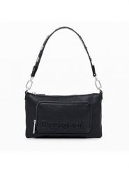 Desigual Torebka Monic 24WAYP02 Czarny. Czarne torebki klasyczne Desigual, bez wzorów, ze skóry, bez dodatków. Za 139.99 zł.