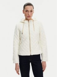 Fracomina Kurtka przejściowa FR25SC3001O42301 Écru Slim Fit. Kurtki Fracomina, l, bez wzorów, z syntetyku, bez kaptura. Za 429.99 zł.