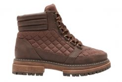 Buty zimowe damskie Roxy Qwinn trapery. Brązowe trapery i śniegowce Roxy, z materiału. Za 247.49 zł.
