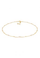 Elli Damski naszyjnik Choker elegancki, regulowany ze słodkowodną perłą, pozłacane srebro 925 Sterling Silver Naszyjniki 1 ct. Szare naszyjniki Elli, z perłą, pozłacane. Za 403.99 zł.