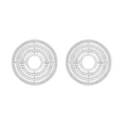 Kolczyki Etno na sztyfcie posrebrzane. Szare kolczyki Lilou, posrebrzane, na sztyftcie. Za 159.00 zł.