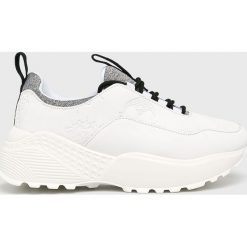 Desigual Sport - Buty. Białe obuwie sportowe Desigual Sport, z materiału, bez zapięcia. W wyprzedaży za 299.90 zł.