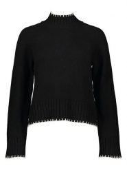 GAP Sweter w kolorze czarnym rozmiar: XXL. Czarne swetry GAP, xxl, bez wzorów, bez ramiączek. Za 92.42 zł.