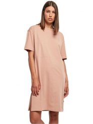 Urban Classics Sukienka w kolorze beżowym rozmiar: S. Brązowe sukienki Urban Classics, s, bez wzorów, z bawełny, bez kołnierzyka, bez ramiączek, mini. Za 52.42 zł.