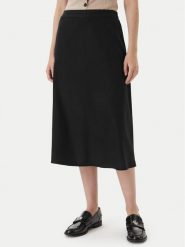 Vero Moda Spódnica midi Mymilo 10340419 Czarny Regular Fit. Czarne spódnice Vero Moda, xs, bez wzorów, z wiskozy, midi. Za 97.99 zł.
