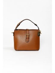 Anna Morellini Skórzana torebka "Adelma" w kolorze jasnobrązowym - 25 x 20 x 14 cm rozmiar: onesize. Brązowe torby na ramię Anna Morellini, bez wzorów, z materiału, na ramię, bez dodatków. Za 260.99 zł.