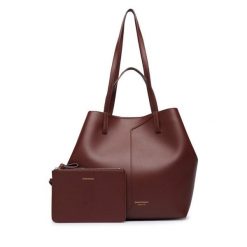 Torebka Emporio Armani. Brązowe shopper Emporio Armani, bez wzorów, bez dodatków. Za 2,764.00 zł.