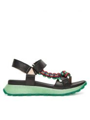 Hispanitas Sandały Maui HV253898 Czarny. Czarne sandały Hispanitas, bez wzorów, ze skóry, bez obcasa, na płaskiej podeszwie, bez zapięcia. Za 579.99 zł.