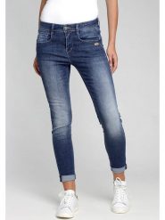 Gang Dżinsy - Skinny fit - w kolorze niebieskim rozmiar: W27. Niebieskie jeansy Gang, z aplikacjami. Za 304.49 zł.