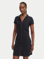G-Star Raw Sukienka codzienna D28665-E406 Granatowy Regular Fit. Niebieskie sukienki G-Star Raw, na co dzień, l, bez wzorów, z wiskozy, retro, bez kołnierzyka, bez ramiączek, proste. Za 389.99 zł.