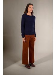 Perfect Cashmere Kaszmirowy sweter w kolorze granatowym rozmiar: L. Niebieskie swetry Perfect Cashmere, l, bez wzorów, z kaszmiru, bez ramiączek. Za 347.99 zł.