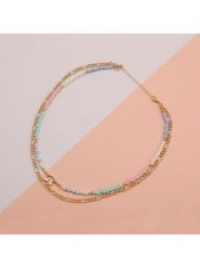 Heliophilia Naszyjnik z elementem ozdobnym - dł. 42 cm rozmiar: onesize. Żółte naszyjniki Heliophilia, metalowe. Za 34.99 zł.