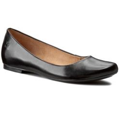 Baleriny Maciejka. Czarne baleriny Maciejka, bez wzorów, bez obcasa. Za 259.99 zł.