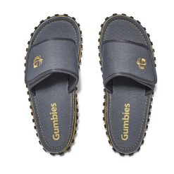 Klapki GUMBIES STRIDER SLIDE UNISEX. Szare klapki Gumbies, bez wzorów, bez obcasa. Za 149.99 zł.