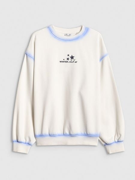 4F Bluza dresowa regular bez kaptura damska - biała M. Brązowe bluzy 4f, m, bez wzorów, z dresówki, bez kaptura. Za 159.99 zł.