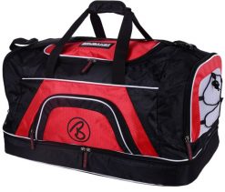BRUBAKER Torba Sportowa 52L z Komorą na Buty i Mokre Rzeczy Czarny Czerwony. Czarne torby na ramię X2, bez wzorów, z materiału, eleganckie, na ramię, duże, bez dodatków. Za 188.99 zł.