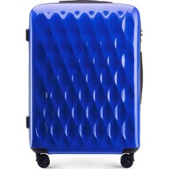 Walizka średnia 56-3H-552-90. Niebieskie walizki Wittchen, bez wzorów, małe. Za 229.90 zł.